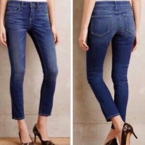 Anthro Pilcro & The Letterpress Stet Crop Capri Jeans
